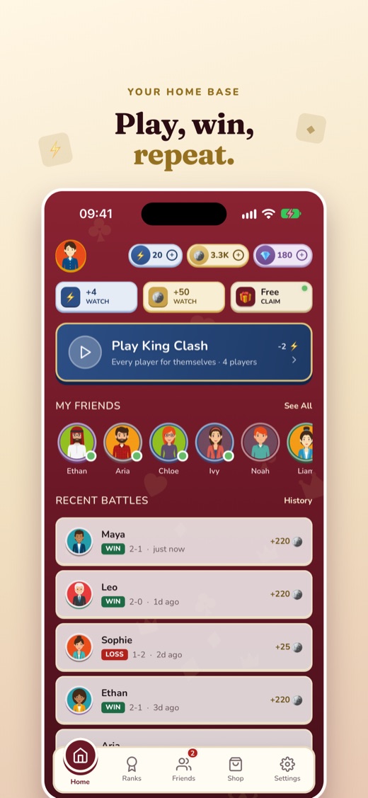 Play, win, repeat